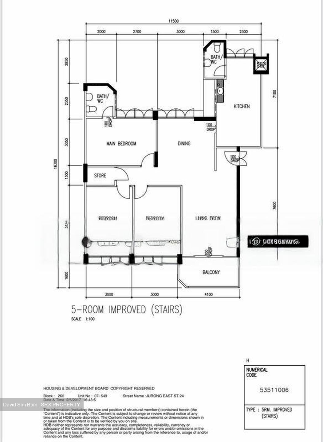 Blk 260 Jurong East Street 24 (Jurong East), HDB 5 Rooms #474394401